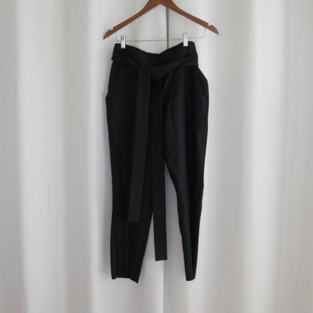 Stella McCartney Wool Trousers Sash Tie Sz 6